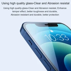 Amorus iPhone 15 Screenprotector Gehard Glas