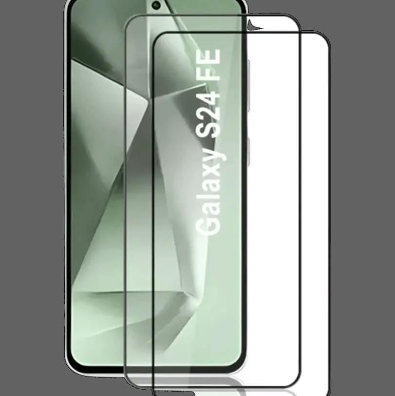 Amorus Samsung Galaxy S24 FE Duo Pack Gehard Glas Screenprotector