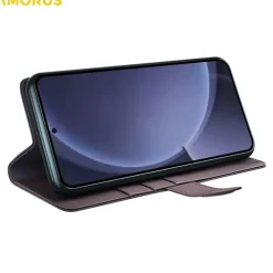 Amorus Samsung Galaxy S26 Luxe Lederen Bookcase