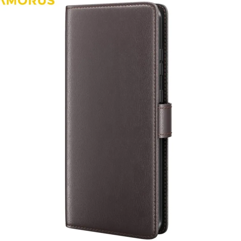 Amorus Samsung Galaxy S26 Luxe Lederen Bookcase