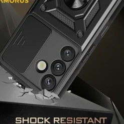 Amorus Samsung Galaxy S26 Plus Shield Case met Camera-schuif
