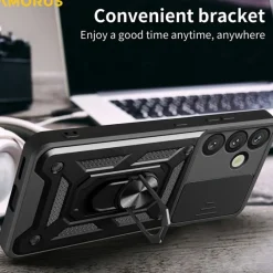 Amorus Samsung Galaxy S26 Shield Case met Camera-schuif