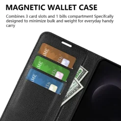 Amorus Samsung Galaxy S26 Ultra Slim-Fit Bookcase Hoesje