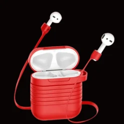 Baseus Luxe AirPods 1/2 Case met Anti-Lost Strap
