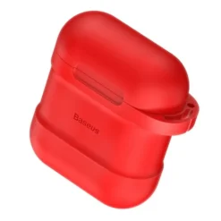 Baseus Luxe AirPods 1/2 Case met Anti-Lost Strap