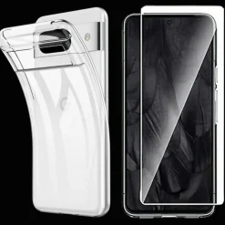 CaseBody Pixel 8 Pro Hoesje met Gehard Glas Screenprotector