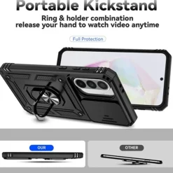 CaseBody Samsung A56 / A36 Shield Case met Camera-schuif