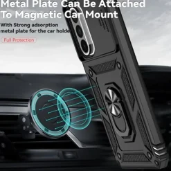 CaseBody Samsung A56 / A36 Shield Case met Camera-schuif