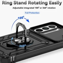 CaseBody Samsung A56 / A36 Shield Case met Camera-schuif