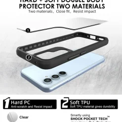CaseBody Samsung A15 Combat X Beschermhoesje