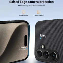 CaseBody Samsung Galaxy A57 Carbon Fiber Magnetic Hoesje
