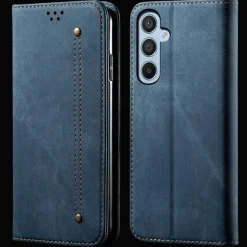 CaseBody Samsung Galaxy A55 5G Denim Bookcase