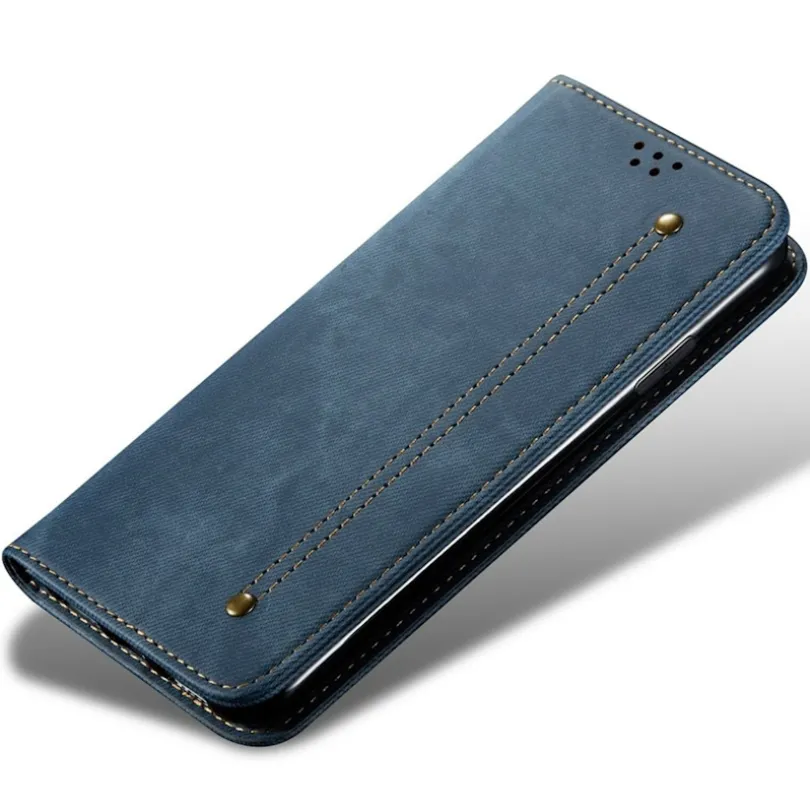 CaseBody Samsung Galaxy A55 5G Denim Bookcase