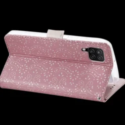 CaseBody Samsung Galaxy A12 Lace Zipper Portemonnee Hoesje