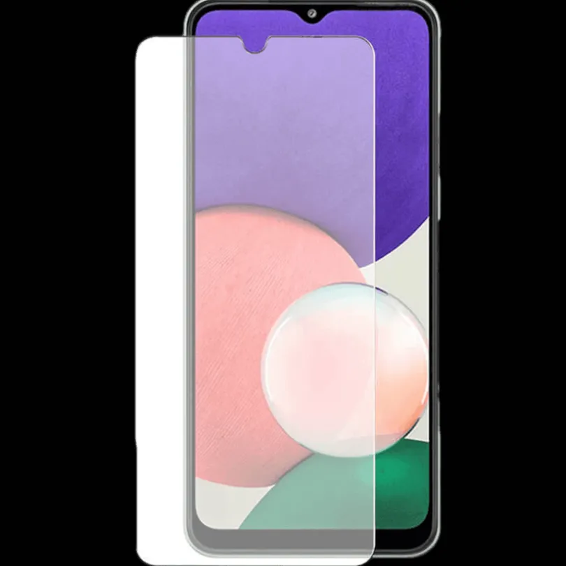 CaseBody Samsung Galaxy A12 Transparant Beschermhoesje mét Glazen Screenprotector
