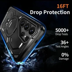 CaseBody Samsung Galaxy S26 Ultra Magnetic Kickstand Ring Hoesje