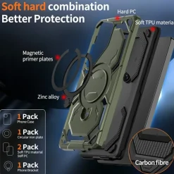 CaseBody Samsung Galaxy S26 Ultra Magnetic Kickstand Ring Hoesje