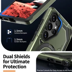 CaseBody Samsung Galaxy S26 Ultra Magnetic Kickstand Ring Hoesje