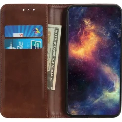 CaseBody Samsung Galaxy S24 FE Echt Leren Portemonnee Hoesje