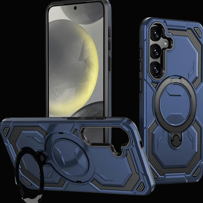 CaseBody Samsung Galaxy S26 Plus Magnetic Kickstand Ring Hoesje