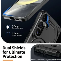 CaseBody Samsung Galaxy S26 Magnetic Kickstand Ring Hoesje