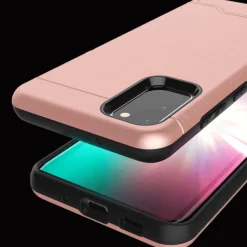 CaseBody Samsung Galaxy S20 Brushed Hoesje met Pashouder