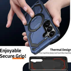 CaseBody Samsung Galaxy S26 Magnetic Kickstand Ring Hoesje