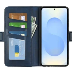 CaseBody Samsung S26 Plus Real Leather Wallet Hoesje