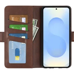 CaseBody Samsung S26 Plus Real Leather Wallet Hoesje