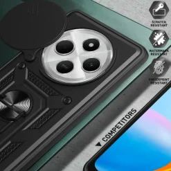 CaseBody Xiaomi Redmi 14C Shield Case met Camera-slider