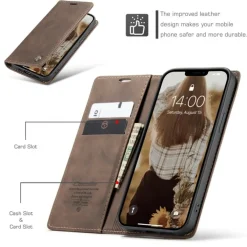 Caseme iPhone 13 Business Wallet Bookcase Hoesje