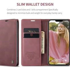 Caseme iPhone 13 Business Wallet Bookcase Hoesje