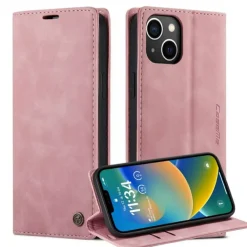 Caseme iPhone 14 Plus Retro Portemonnee Hoesje