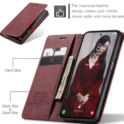 Caseme Samsung A55 Business Bookcase Hoesje