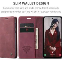 Caseme Samsung A55 Business Bookcase Hoesje
