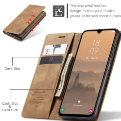 Caseme Samsung Galaxy A57 Business Bookcase Hoesje