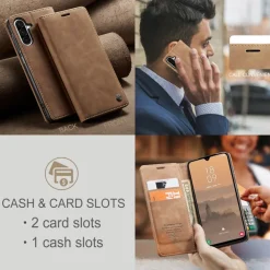 Caseme Samsung Galaxy A57 Business Bookcase Hoesje