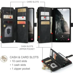 Caseme Samsung Galaxy A56 Vintage Wallet Hoesje