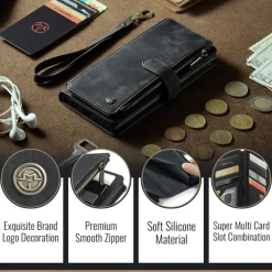 Caseme Samsung Galaxy A56 Vintage Wallet Hoesje
