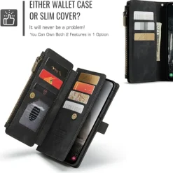 Caseme Samsung Galaxy A56 Vintage Wallet Hoesje