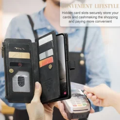 Caseme Samsung Galaxy A56 Vintage Wallet Hoesje