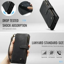 Caseme Samsung Galaxy A57 Vintage Wallet Hoesje