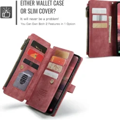 Caseme Samsung Galaxy A57 Vintage Wallet Hoesje