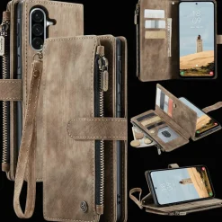 Caseme Samsung Galaxy A57 Vintage Wallet Hoesje