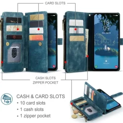 Caseme Samsung Galaxy A56 Vintage Wallet Hoesje