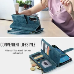 Caseme Samsung Galaxy A56 Vintage Wallet Hoesje