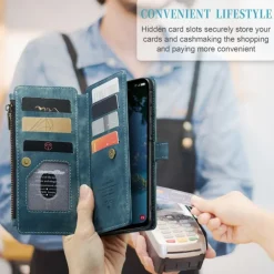 Caseme Samsung Galaxy A56 Vintage Wallet Hoesje