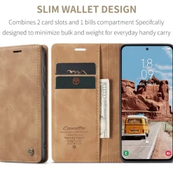 Caseme Samsung Galaxy S25 FE Business Bookcase Hoesje