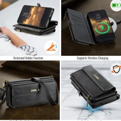 Caseme Samsung Galaxy S26 Plus Luxe Alles-in-één Portemonnee Hoesje