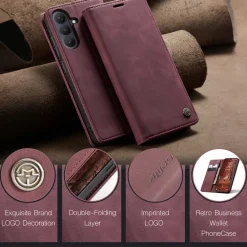 Caseme Samsung Galaxy S26 Plus Business Bookcase Hoesje